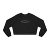 MAHOGANY HIPPIE - Capital Letters Cropped Fleece Pullover